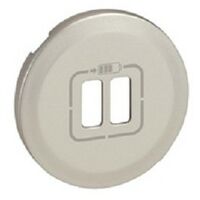 Enjoliveur Céliane pour chargeur double USB Type A - Finition titane - Legrand