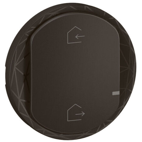 Enjoliveur commande Départ/Arrivée sans fils Céliane with Netatmo Noir LEGRAND CN1400