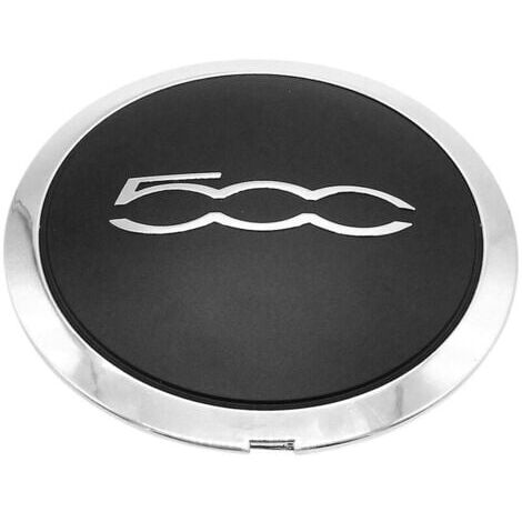 Enjoliveur de 133 mm pour Fiat 500 - Cache central de roue, couleur argent