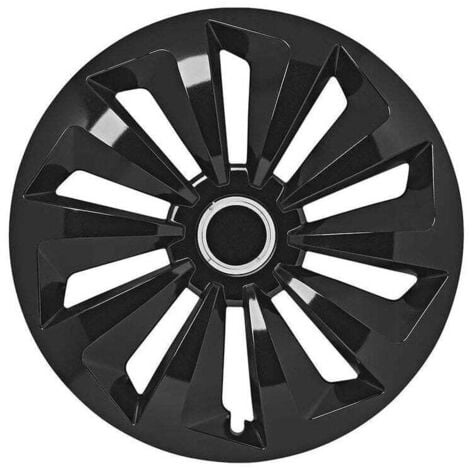 MOBILIBRICO Enjoliveur De Roue Fox Noir 13 Pouces