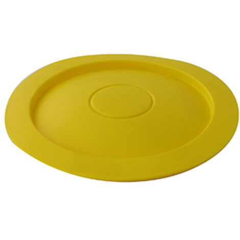 enjoliveur de roue pour machines kynast - wolf. couleur: jaune. ø133mm. se monte sur notre roue 7109531. remplace origibe 493653