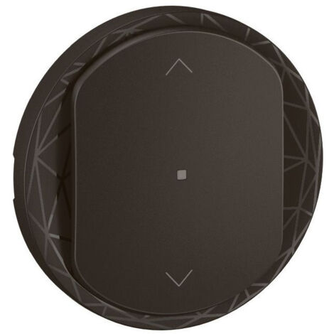 Enjoliveur interrupteur/commande volet roulants Céliane with Netatmo - Noir (CN1431)