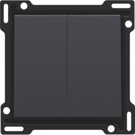 ENJOLIVEUR INTERRUPTEUR DOUBLE INTENSE NIKO ANTHRACITE 122-61505