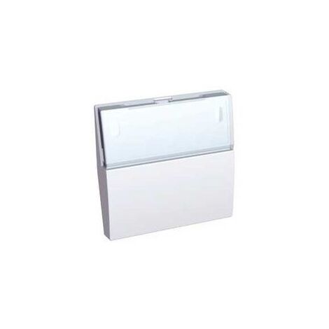 Enjoliveur large blanc avec porte étiquette pour commande lumineuse Altira SCHNEIDER ELECTRIC ALB45091