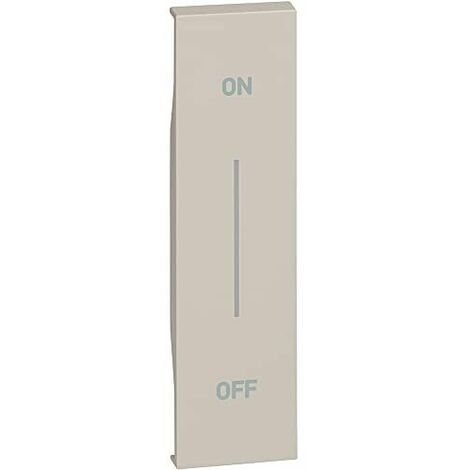 ENJOLIVEUR LIVING NOW AVEC SYMBOLE ON-OFF MYHOMEUP 1 MODULE - SABLE BTICINO COFREL ARDBTKM01MHAG