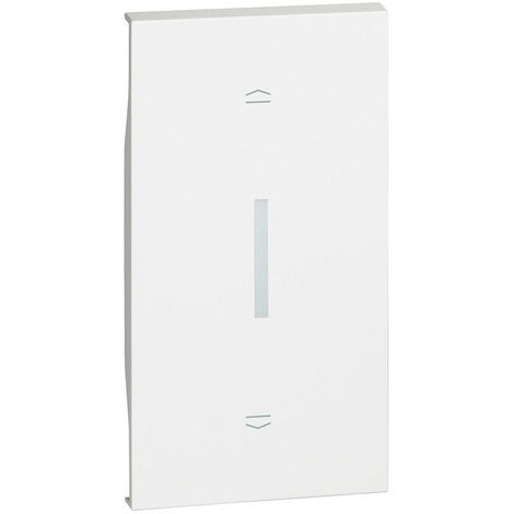 Enjoliveur Living Now pour interrupteur de volets roulants 2 modules - blanc (BTKW06M2)
