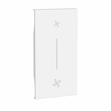 Enjoliveur Living Now pour poussoir VMC 2 modules blanc BTICINO BTKW05M2VMC