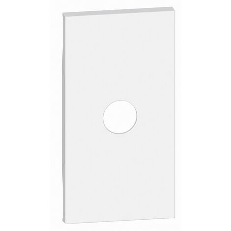 Enjoliveur Living Now pour prise TV 2 modules - blanc (BTKW08M2)