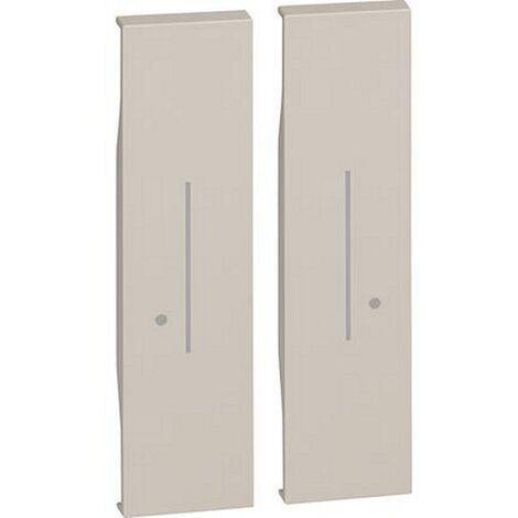 Enjoliveur Living Now with Netatmo pour commande 4 scenarios 2 modules sable BTICINO BTKM37M2
