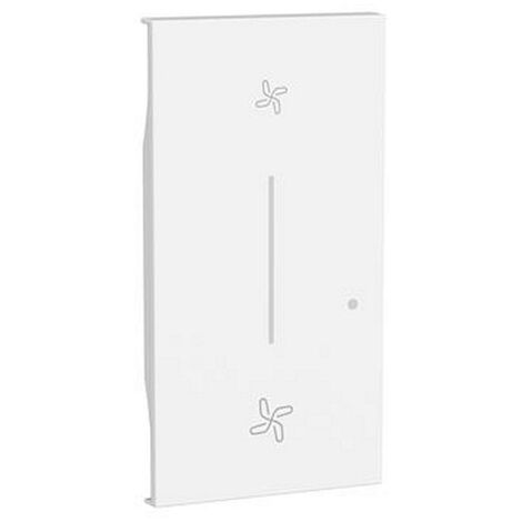 Enjoliveur Living Now with Netatmo pour commande VMC 2 modules noir BTICINO BTKW38M2