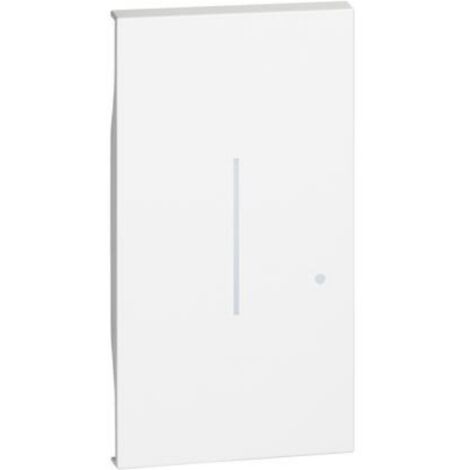 Enjoliveur Living Now with Netatmo pour interrupteur variateur 2 modules blanc BTICINO BTKW33M2