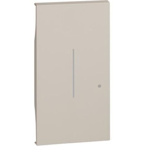 Enjoliveur Living Now with Netatmo pour interrupteur variateur 2 modules sable BTICINO BTKM33M2