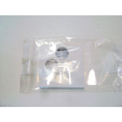 Enjoliveur manette simple blanc prise tv-FM-sat white coated NIKO 154-69551