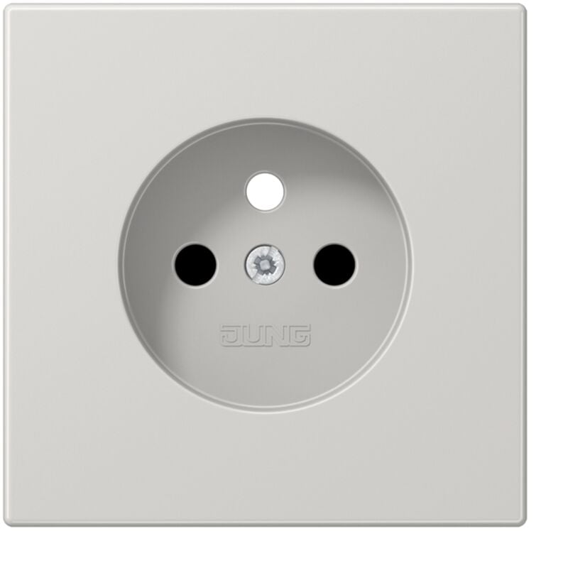 Enjoliveur - pour prise franco / belge - ls - gris clair Jung ls1521fkilgpl-1