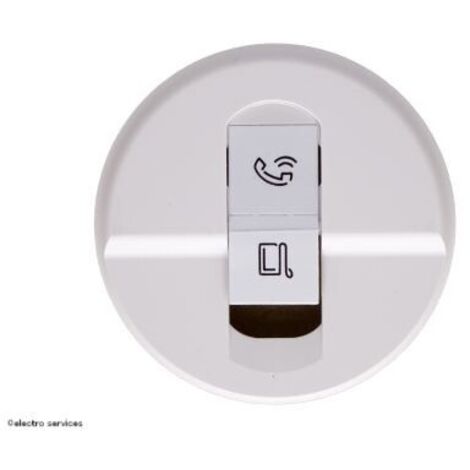Enjoliveur pour prise simple RJ45 - Blanc - Céliane - CB0346 - Legrand