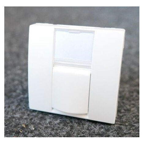 Enjoliveur prise RJ45 (sans connecteur) blanc 9010 45x45mm LEXCOM ALTIRA