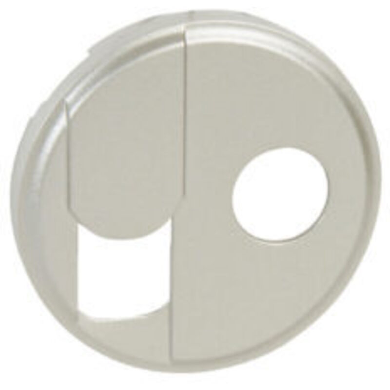 Legrand - Enjoliveur Céliane pour prise téléphone RJ45 et tv simple finition titane (068539)