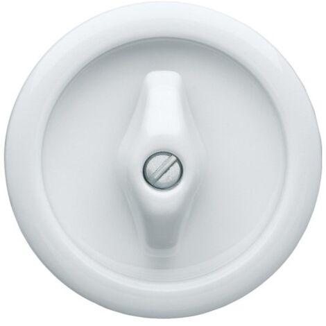 Enjoliveur Rotatif Blanc Porcelaine - HAGER WMV785B
