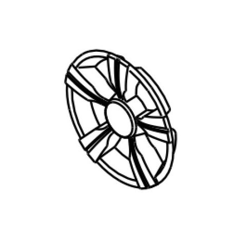 Enjoliveur roue avant tondeuse Mc Culloch