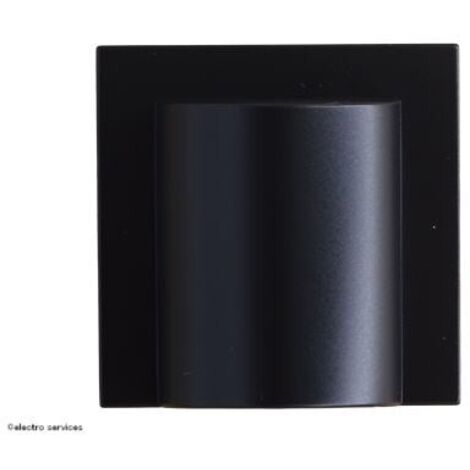 Enjoliveur sortie de câble Hager Gallery  Noir
