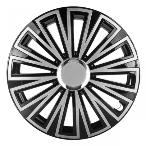 Enjoliveur SUNSET 15" noir et argent