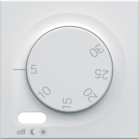 Enjoliveur thermostat gallery pure HAGER WXD315B