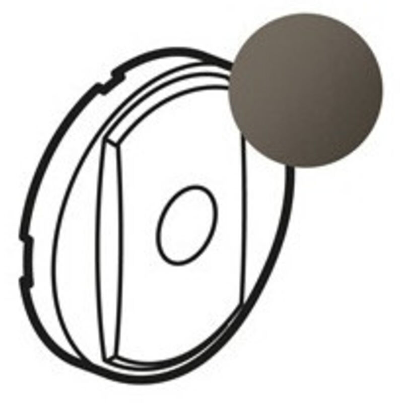 Legrand - céliane enjoliveur va et vient intuition doigt large graphite - 067922