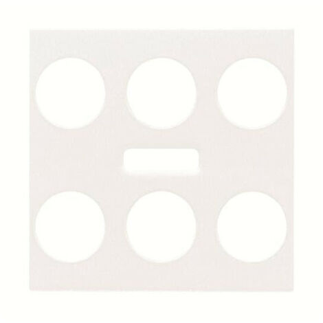 Enjoliveur Zenit Knx Bp Radio 3/6 Blanc 2CLA222170N1101 ABB N2221.7BL