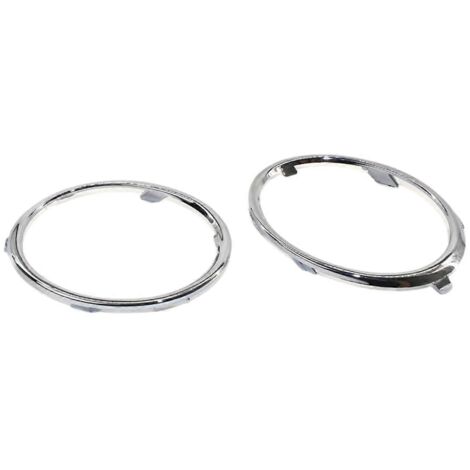 Enjoliveurs chromés pour feux antibrouillard avant de voiture Audi A4 B8 (2009-2012) - Argent