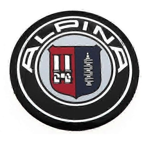 enjoliveurs de roue ALPINA 68 mm avec logo de voiture, coques créatives, autocollants, emblèmes, accessoires, 26 pouces
