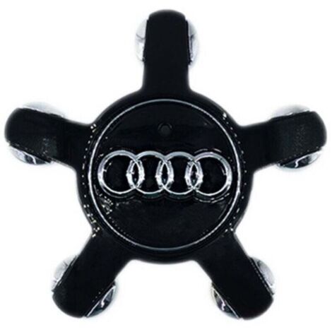Enjoliveurs de roue pour Audi A3, A4L, A5, A6L, A8L, Q3 et Q5. 135 mm. Noir.