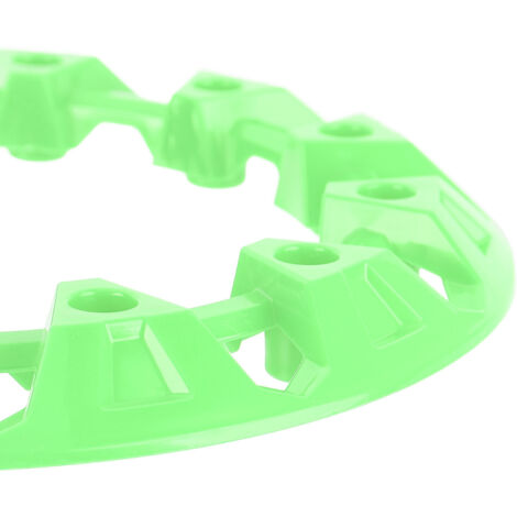 Enjoliveurs de roues ATV 8 pouces, 4 pièces, vert, protection hub scratch-resistant, universel karting