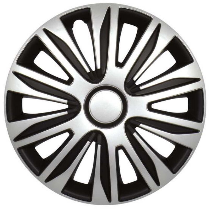 Enjoliveurs de roues nardo silver black 15 pouces