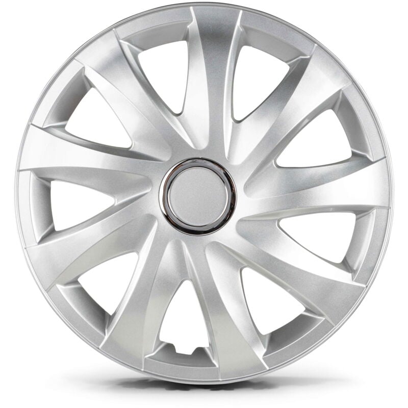 Enjoliveurs Drifter 16', 4 pièce argent