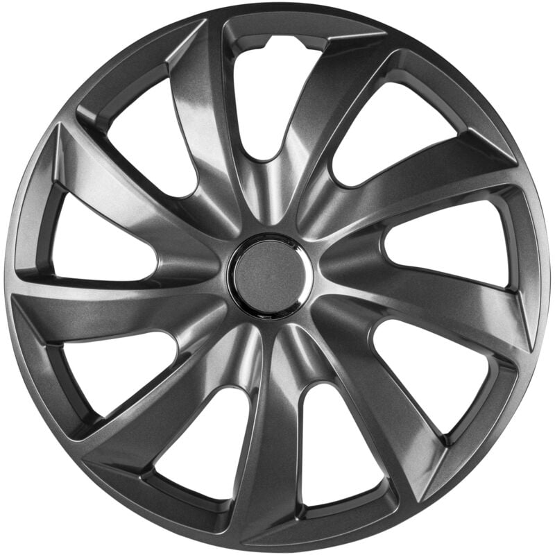 Enjoliveurs Turbine 16', 4 pièce graphite