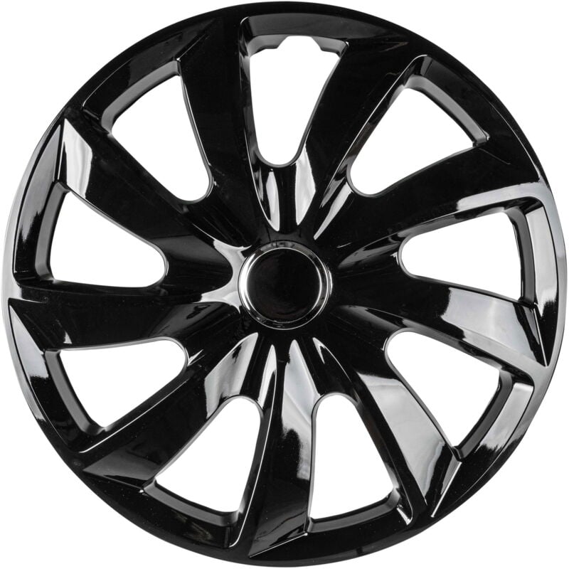 Enjoliveurs Turbine 16', 4 pièce noir