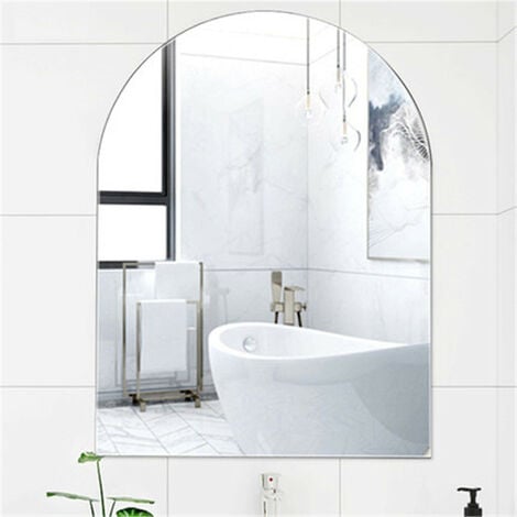 ENKI Horizon Frameless Mirror Polished Edge Arched 400x600mm