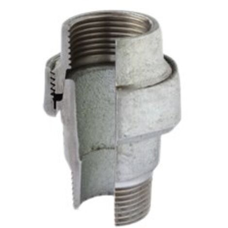 ENLACE JUNTA CONICA MACHO-HEMBRA FIG. 341 GALVANIZADO 3/4" - ATUSA