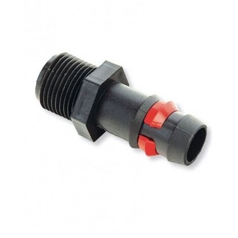 Enlace Mixto Rosca Macho 16mm x 1/2" con Anilla de Seguridad.