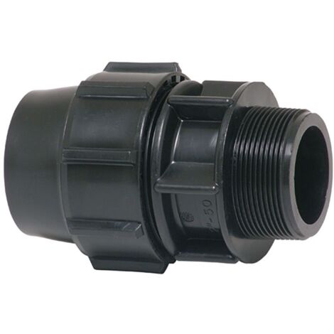 Enlace mixto rosca macho polipropileno 20 mm x 1/2"