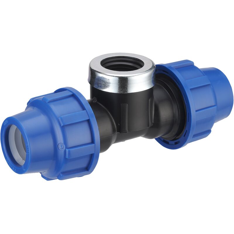 

Noyon&thiebault - Enlace PE plástico T Ø32 - hembra en el centro G1'