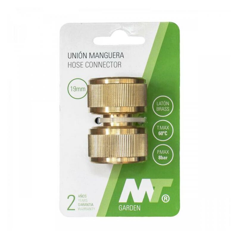 

Enlace reparador de mangueras MT Garden de latón 19mm