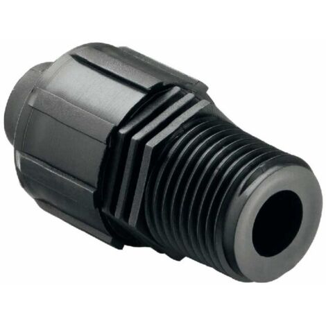 Enlace Rosca Macho a Cinta de Riego 16mm con Cierre Roscado 3/4"
