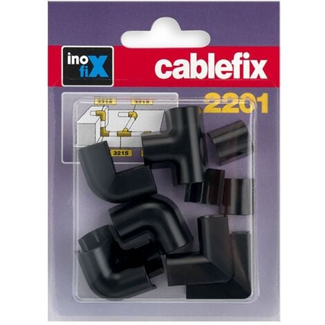 Enlaces Surtidos Para Cablefix Negro (Blister 10Uni) Inofix 2201