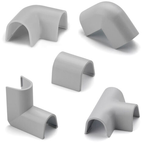 Enlaces Variados Aislante Autoextinguible 8x7mm Gris Metalizado Inofix