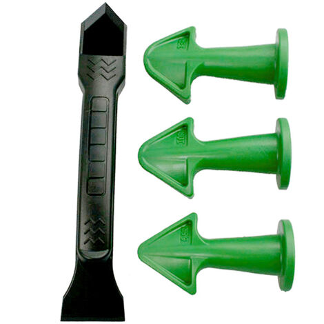 Enleve Joint Silicone,Oi-FRIS Lisseur Joint Silicone Outils de Calfeutrage, Outil D'étanchéité Kit Coulis Lissage Grattoir Rretrait Scellant Extracteur de Calfeutre Finition Applicateur (4 Pièces)