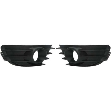 Enowelir 1 Paire de Couvercles de Calandre Antibrouillard, Calandre de Pare-chocs Avant Antibrouillard Noir pour Citroen C4 2004‑2008