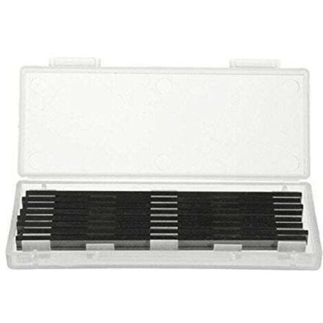 Enowelir 10 Lames Réversibles HSS 82 mm x 5,5 mm pour Rabot Bosch Black Decker Mafell Trimec