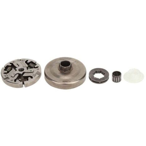 Enowelir 3/8in 7 Dents tronçonneuse Tambour d'embrayage pignon Tambour d'embrayage pour Husqvarna 355357 357XP 359 EPA tronçonneuse