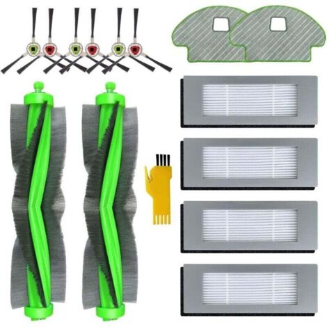 Enowelir 4 Crochets de Rangement Muraux en Acier Inoxydable pour Balai et Outils de Nettoyage Garage Abri